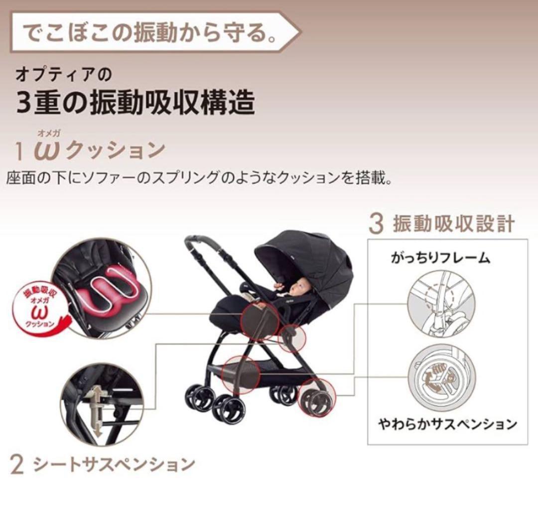 Aprica オプティア クッショングレイス ベビーカー A型
