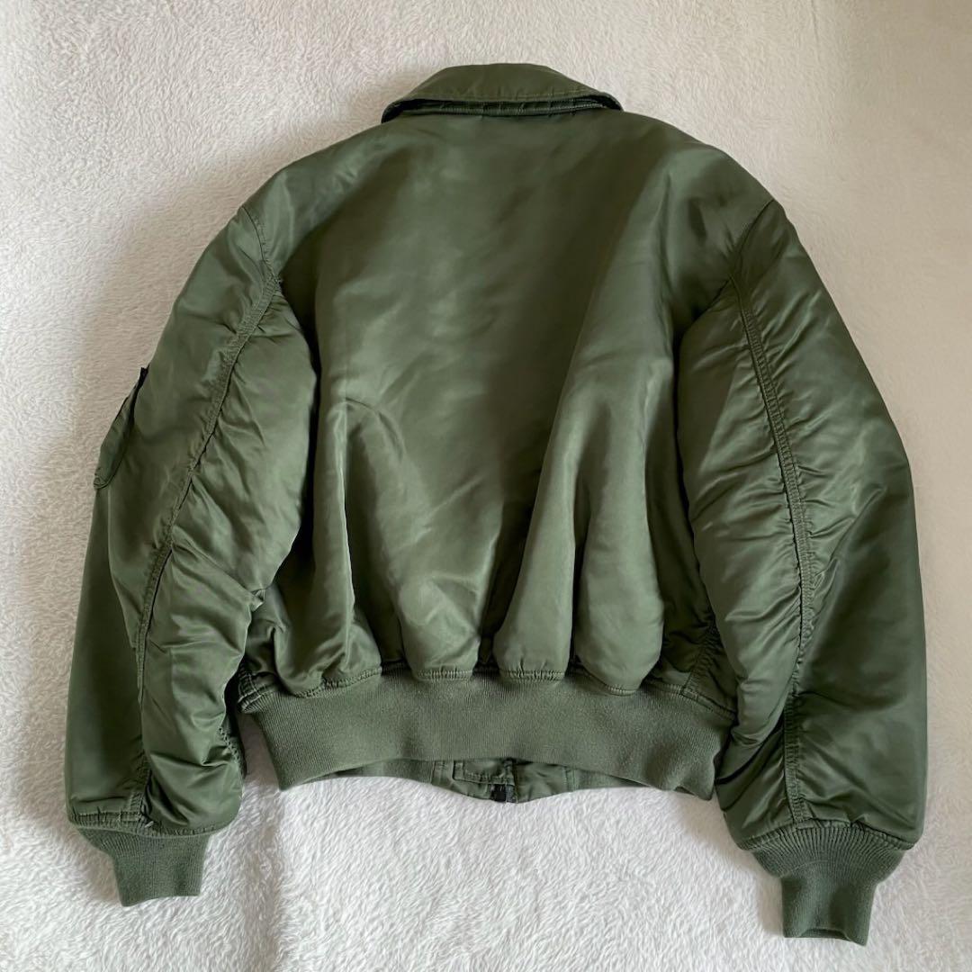 美品ALPHA INDUSTRIES CWU-45 短丈　ボンバージャケット　L