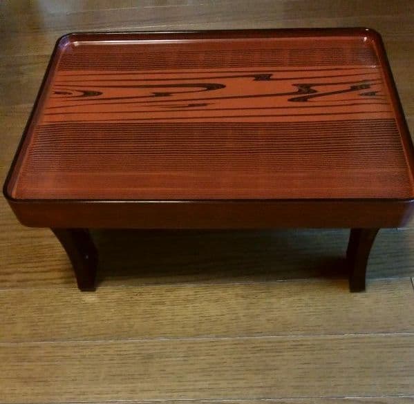 （脚折り畳式）お膳　木目柄 1～5台