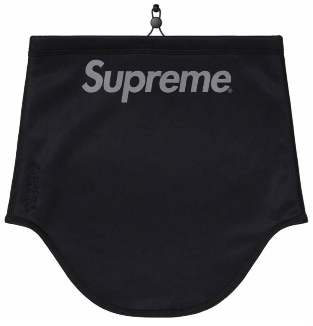 小物 supreme windstopper neck gaiter black