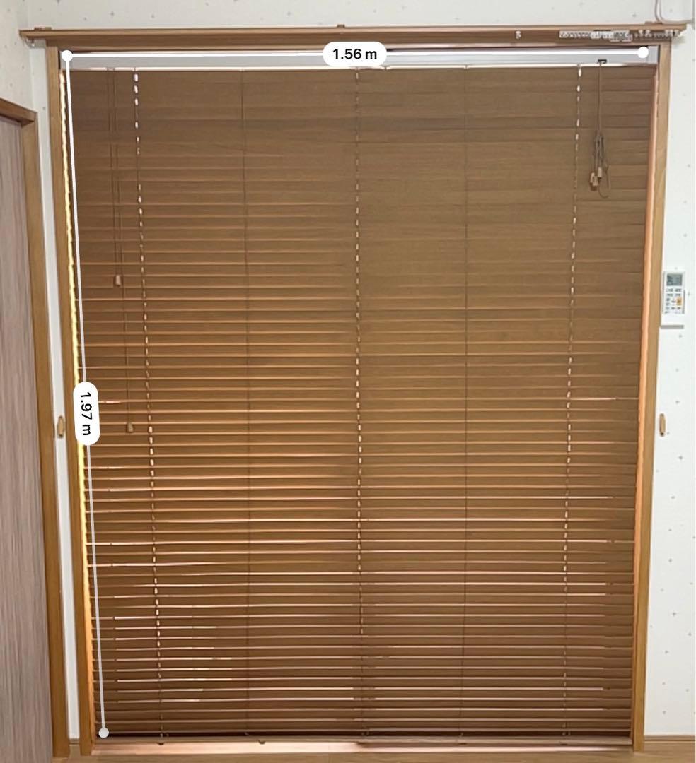 木製 ウッドブラインド 幅158×丈200cm