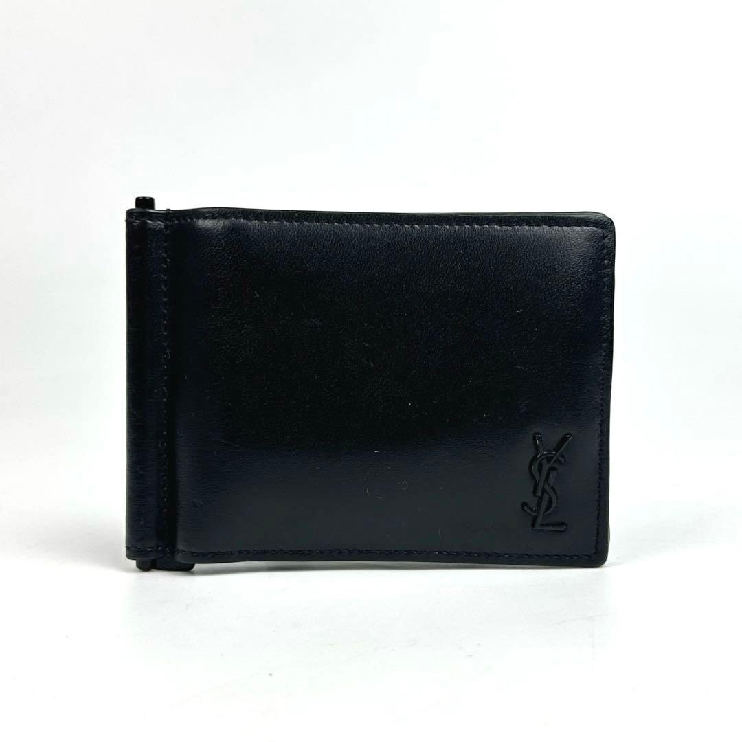 美品■サンローラン マネークリップ タイニーカサンドラ ビルクリップウォレット