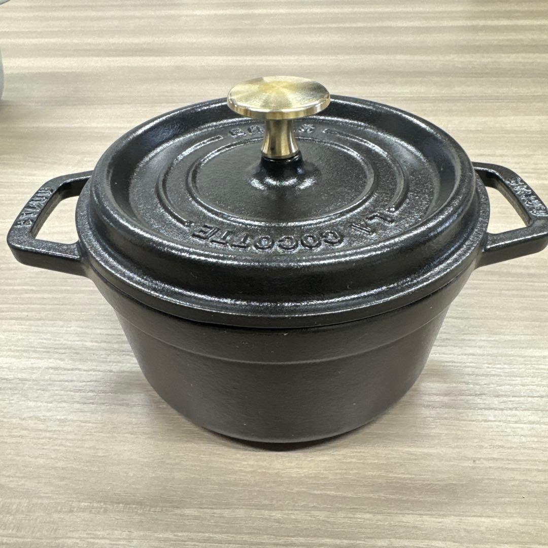 STAUB ストウブ ココット16cm ブラック