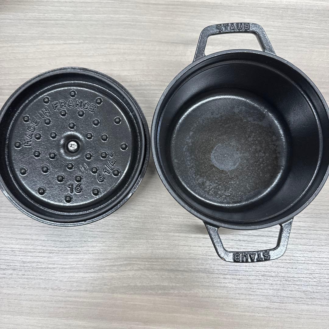 STAUB ストウブ ココット16cm ブラック