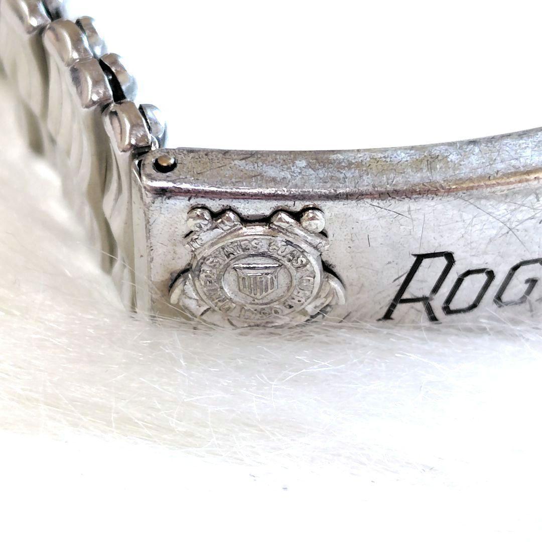 ブルーベア✨40s✨アメリカ軍★沿岸警備隊★ID ブ★シルバー★19cm