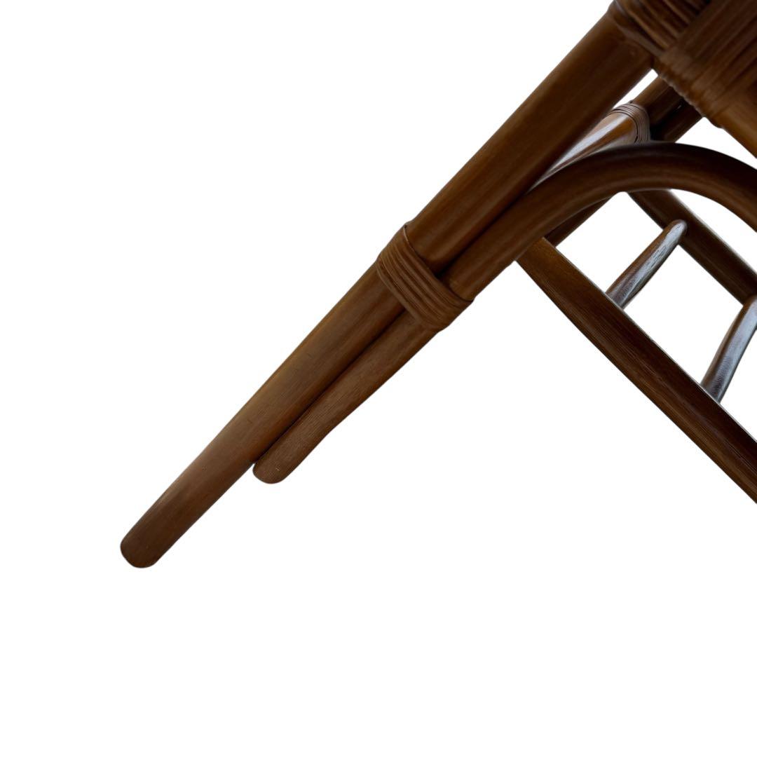 HR699 【木目が美しい】コスガ　kosuga コーヒーテーブル　籐　ラタン