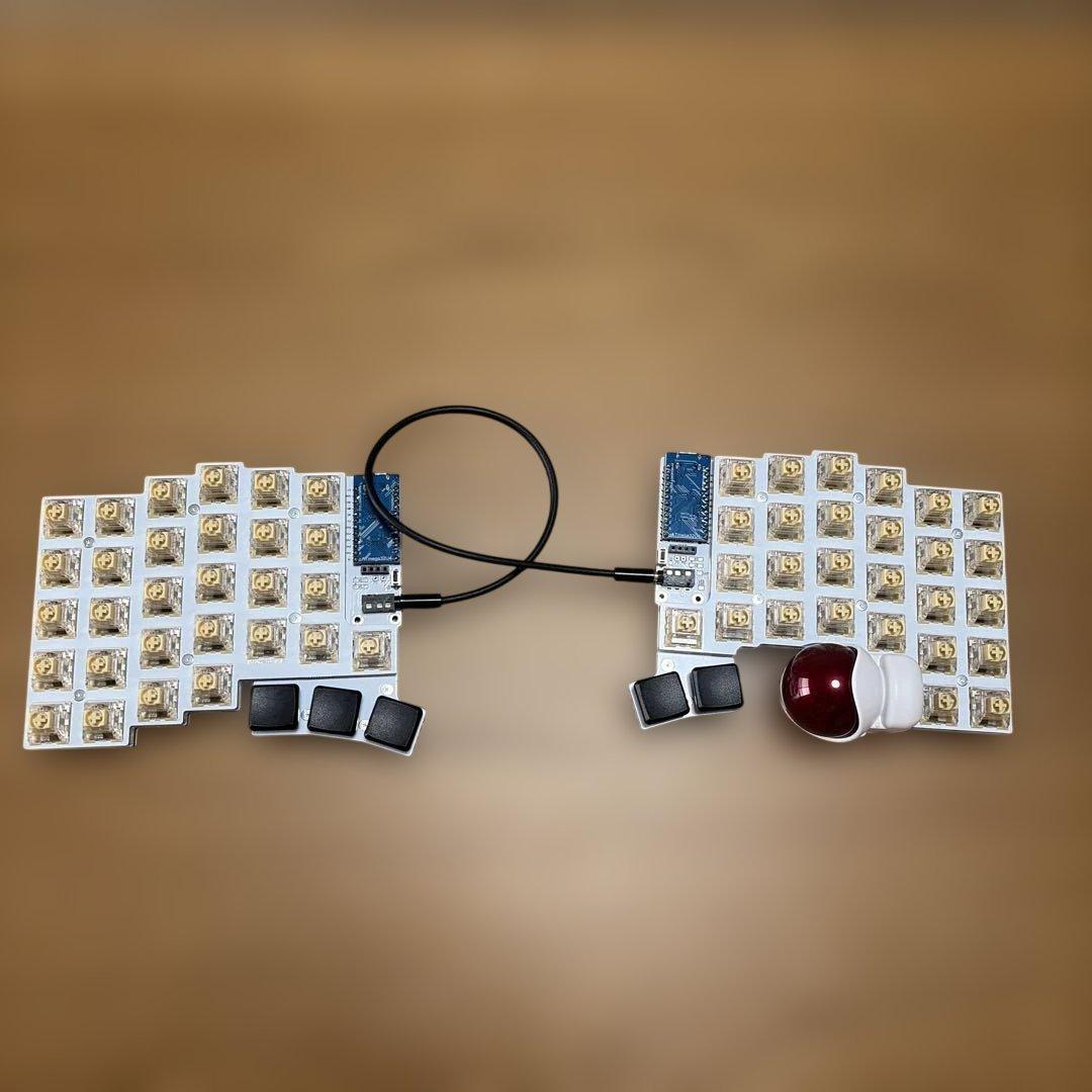 Keyball61 完成品 キースイッチ付き LEDなし