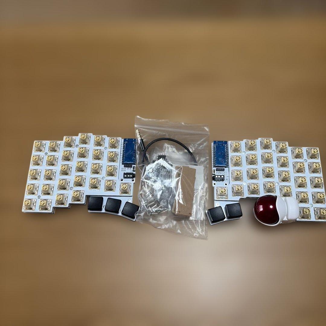 Keyball61 完成品 キースイッチ付き LEDなし