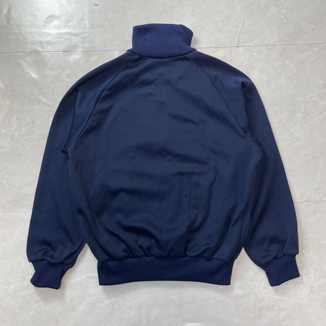 アディダス ネイビー 西ドイツ製 トレフォイル 刺繍 トラックジャケット
