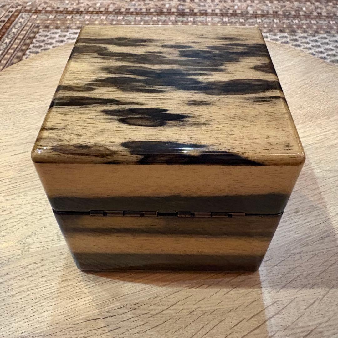 Soul Bird ソウルバード　時計ケース　黒柿　地中海放牧レザー黒色