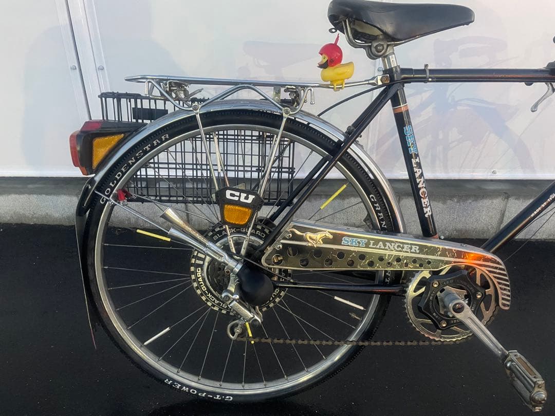 超希少 スーパーカー自転車 フラッシャー自転車 ツノダ スカイランサー 旧車