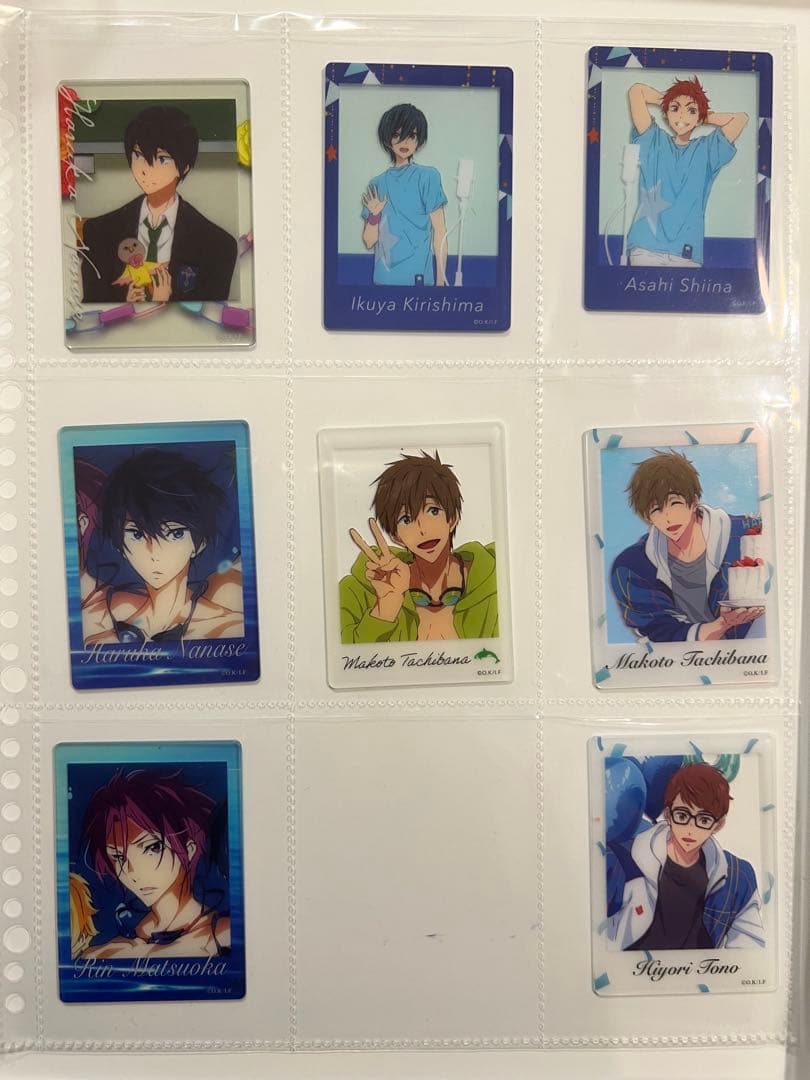 【170枚まとめ売り】Free! ミニフォトカード、クリアカード