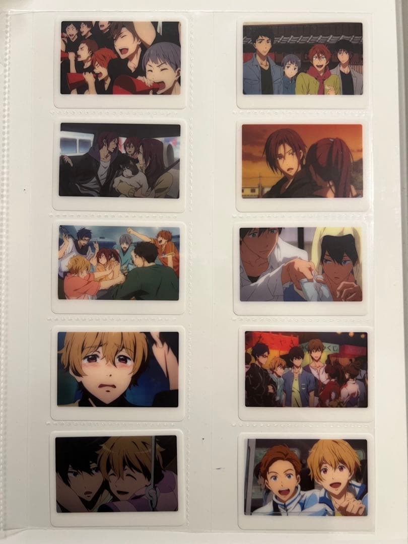 【170枚まとめ売り】Free! ミニフォトカード、クリアカード