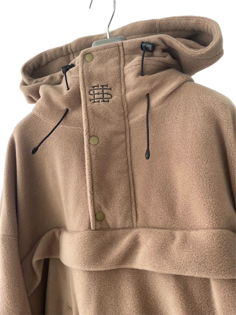 SEE SEE LIGHT FLEECE JACKET【BROWN BEIGE】
