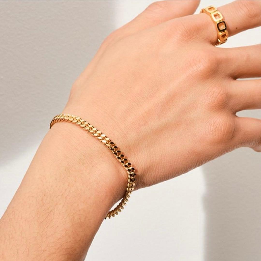 トムウッド　TOM WOOD ブレスレット　Curb Bracelet L