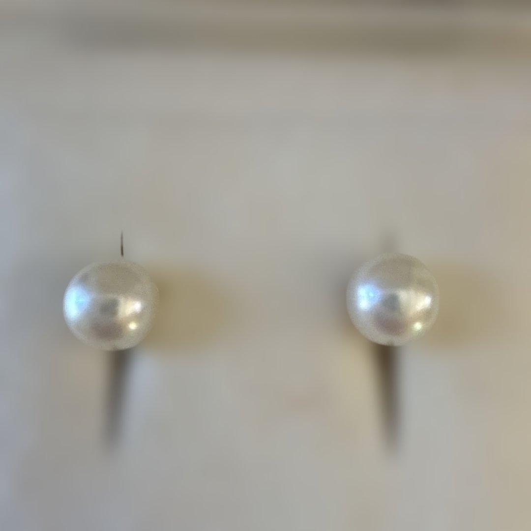 ミキモトパール　9ミリアップピアス