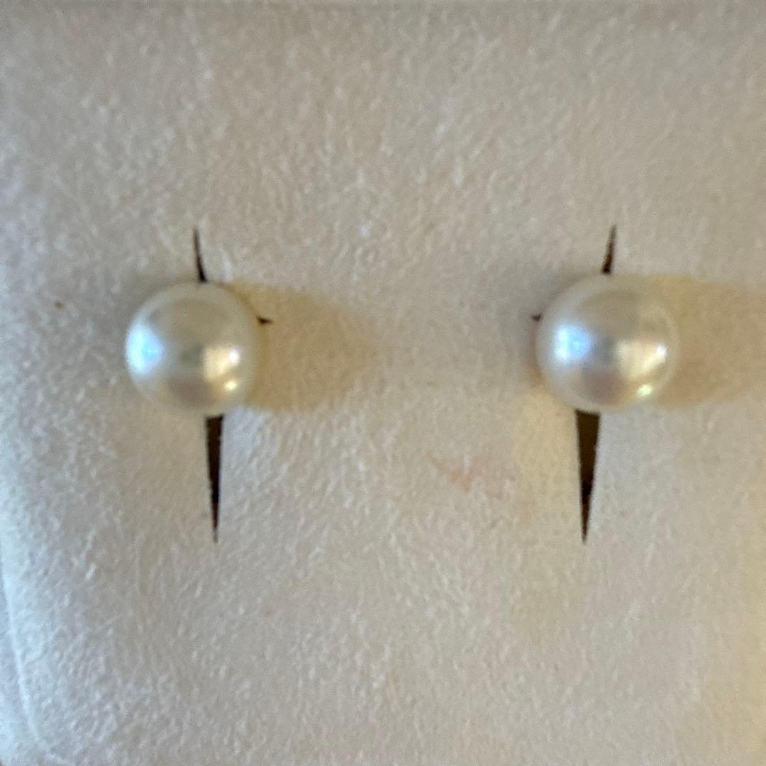 ミキモトパール　9ミリアップピアス