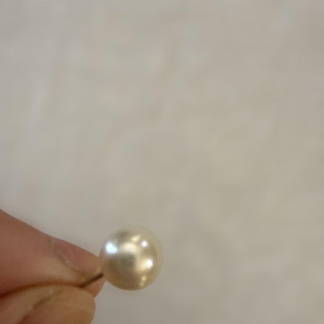 ミキモトパール　9ミリアップピアス