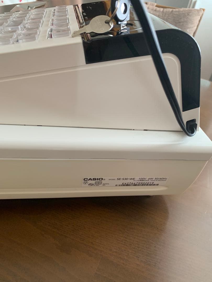 【ほぼ未使用・極美品】カシオ レジスター SE-S30-WE 超人気モデル