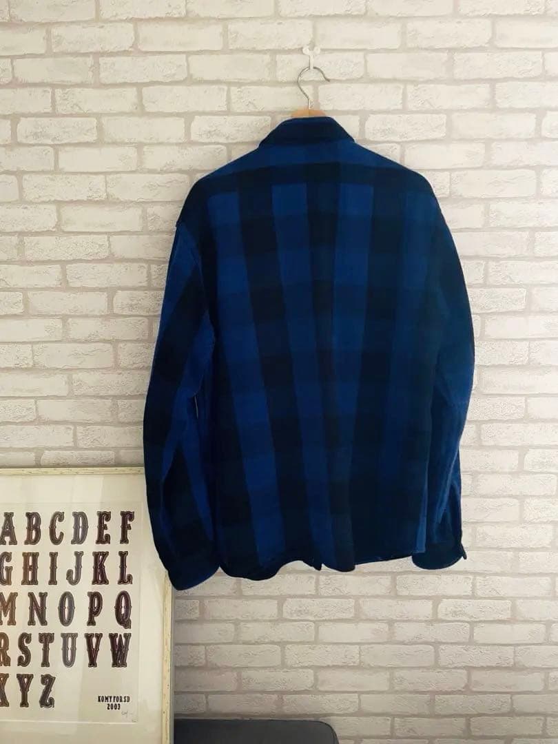 SD ブロックチェック ネルシャツ XL スタカリ