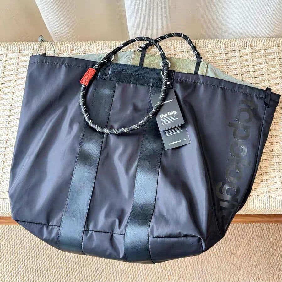 Topologie 超大 30L トートバッグ 男女兼用防水 両面トートバッグ