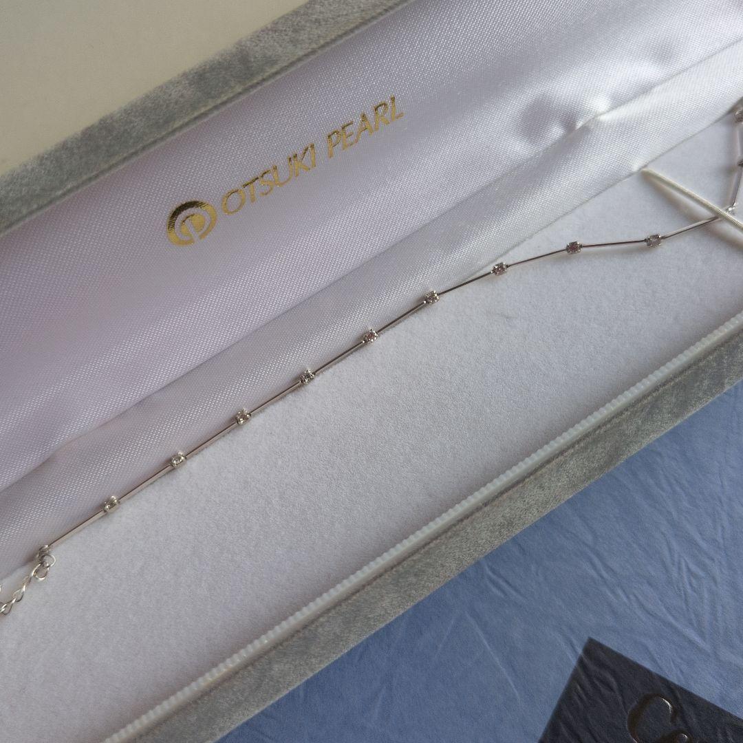 k18WGダイヤモンドブレスレット