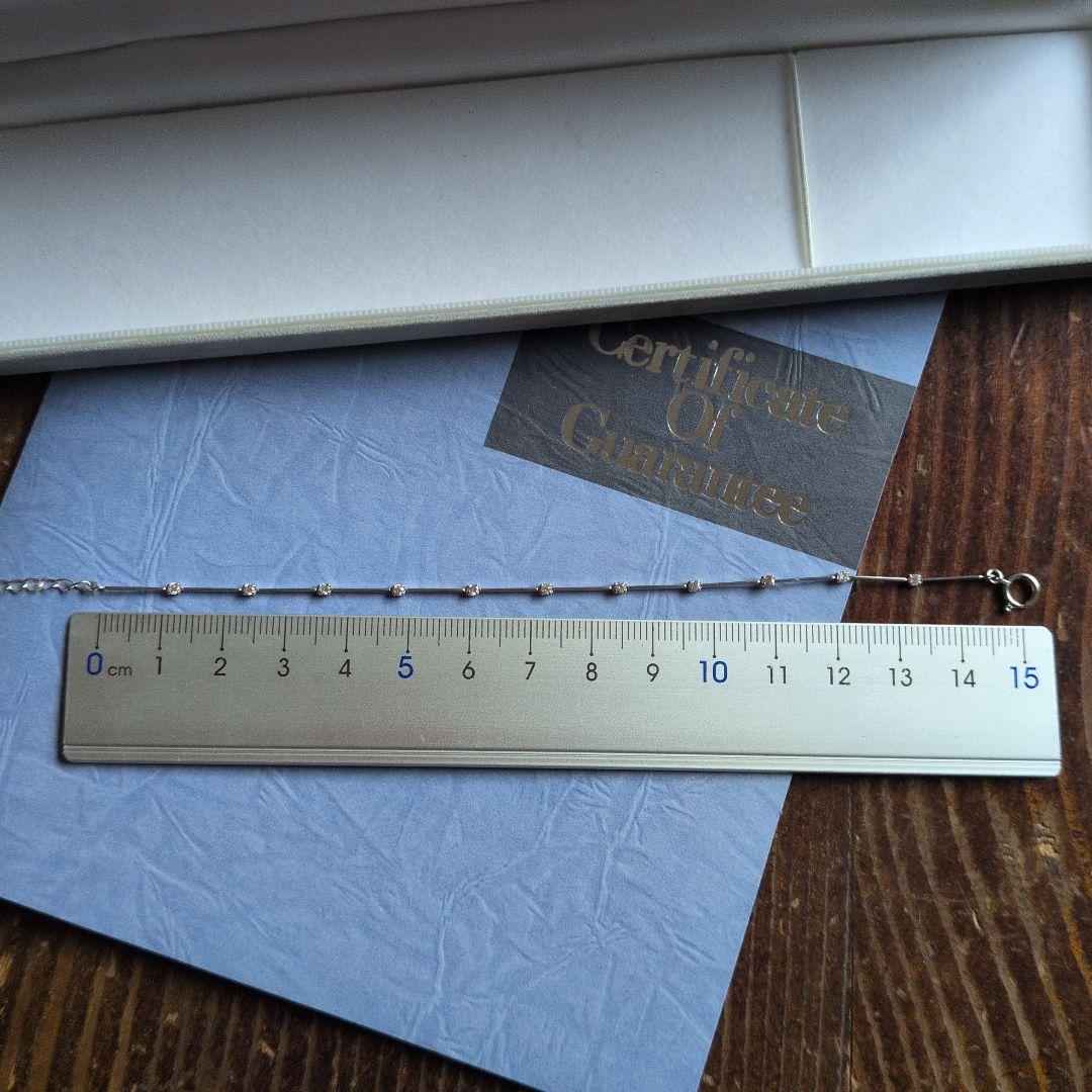 k18WGダイヤモンドブレスレット