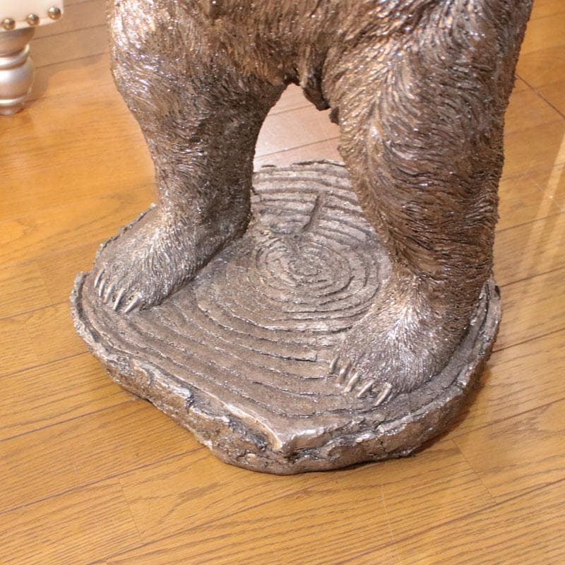 スタンディングベア 置物 熊 大型インテリアオブジェ 143-138-020