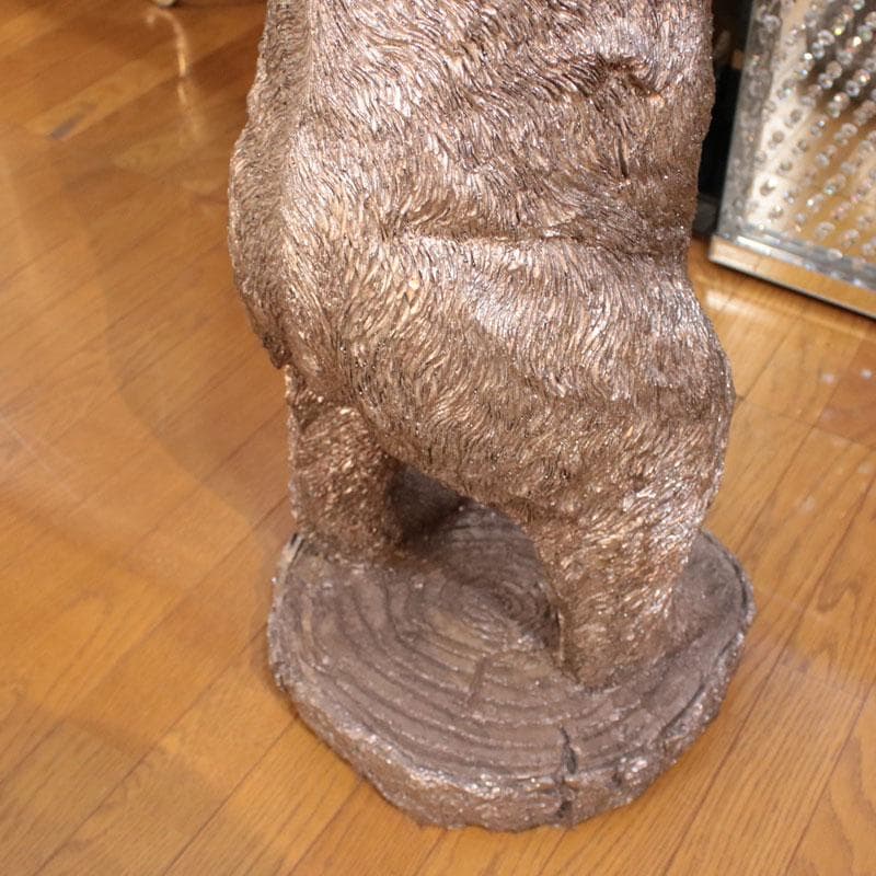 スタンディングベア 置物 熊 大型インテリアオブジェ 143-138-020