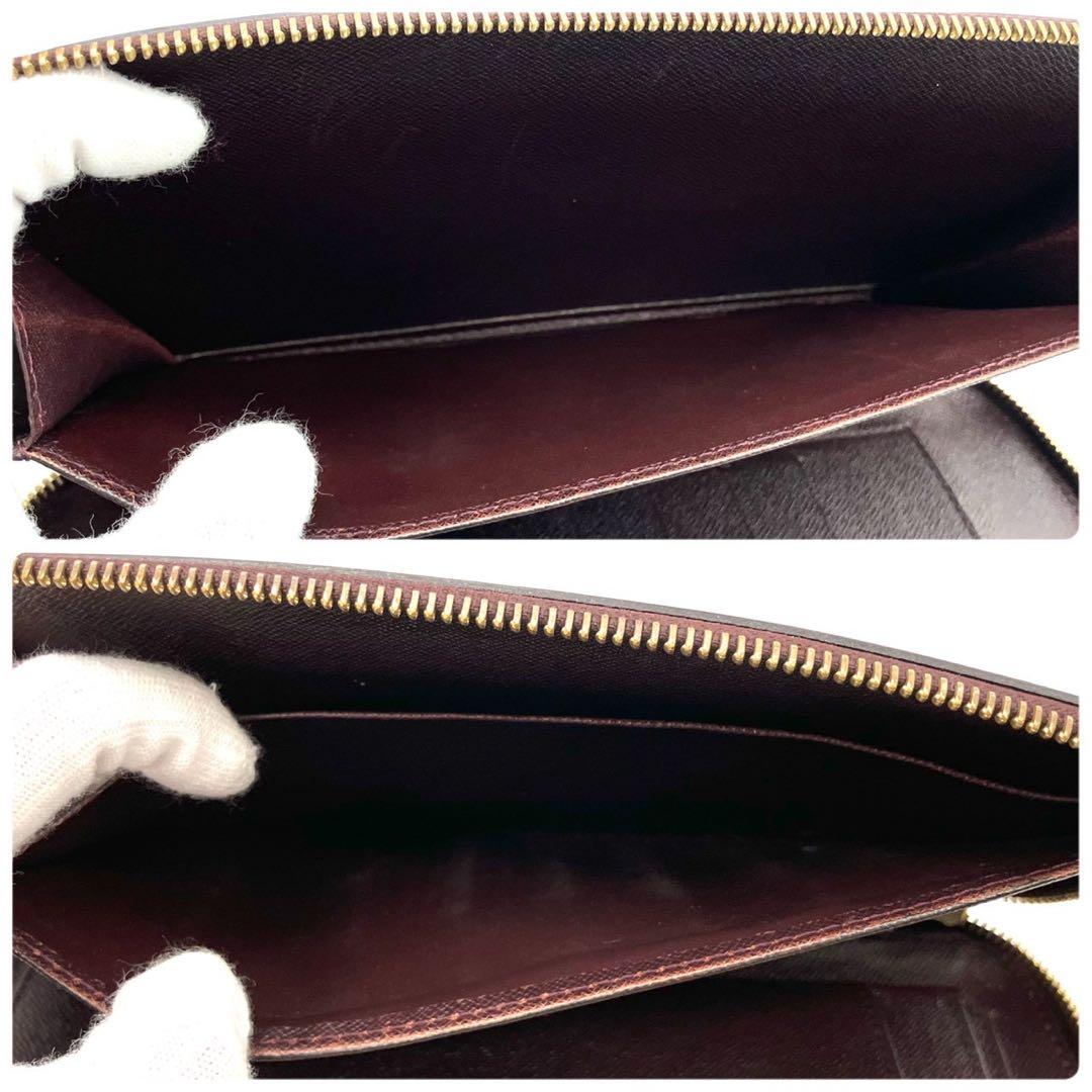 正規品 ルイヴィトン オーガナイザー アトール 長財布 タイガ アカジュ LV