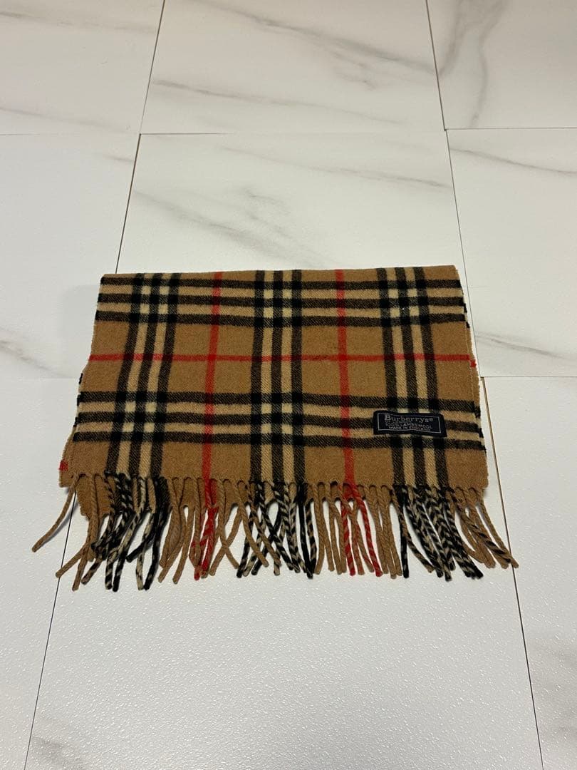 Burberrys バーバリー マフラー 旧タグ 英国製 ノバチェック