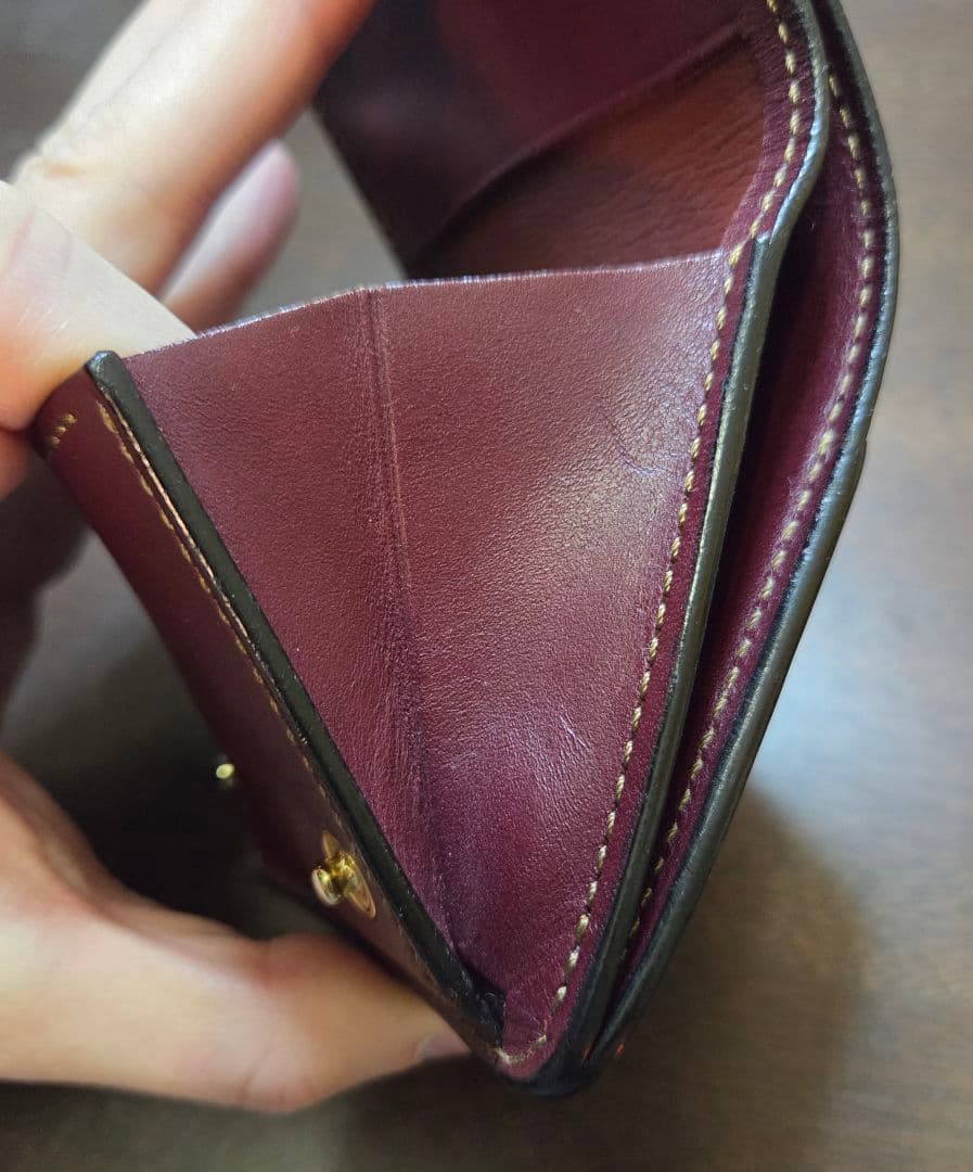 WILDSWANS　旧Palm　イングリッシュブライドルレザー　バーガンディ