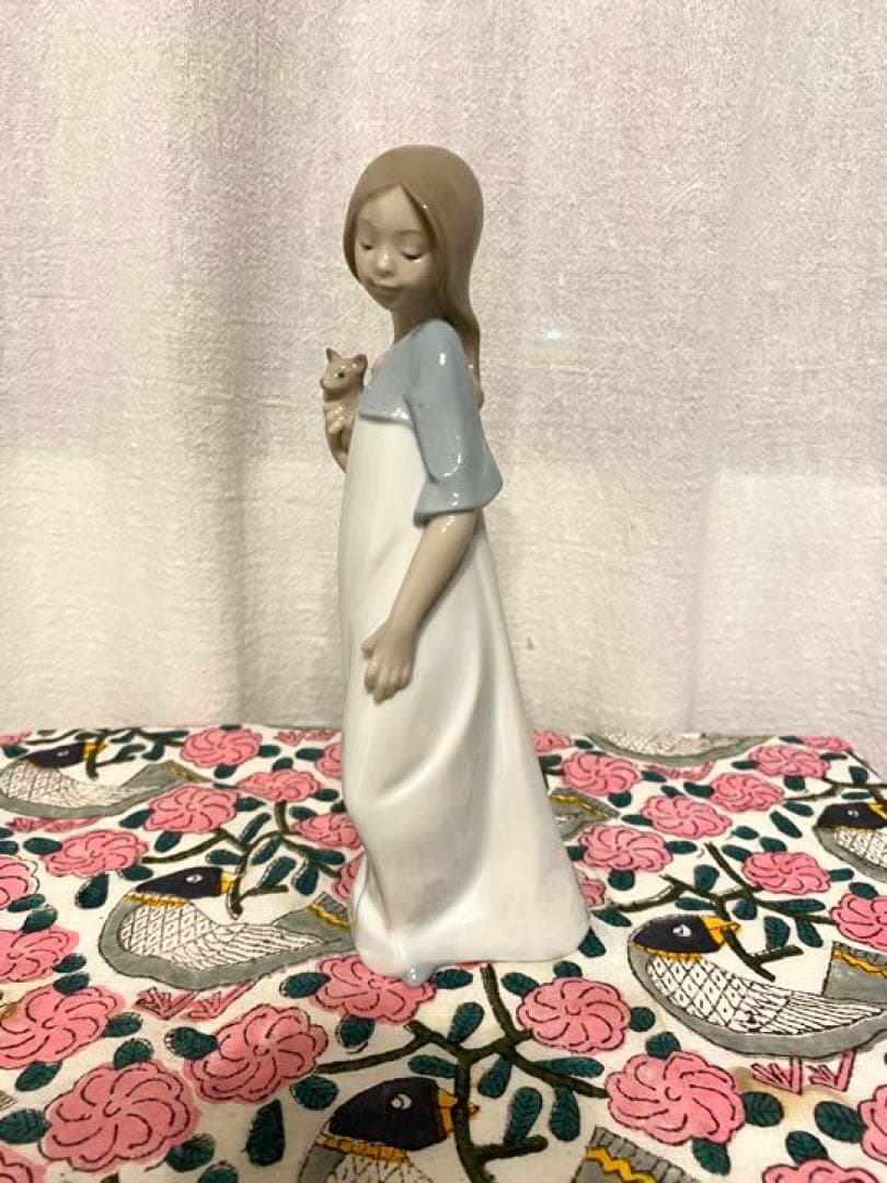 【美品】リヤドロ NAO 女の子 子犬⑩