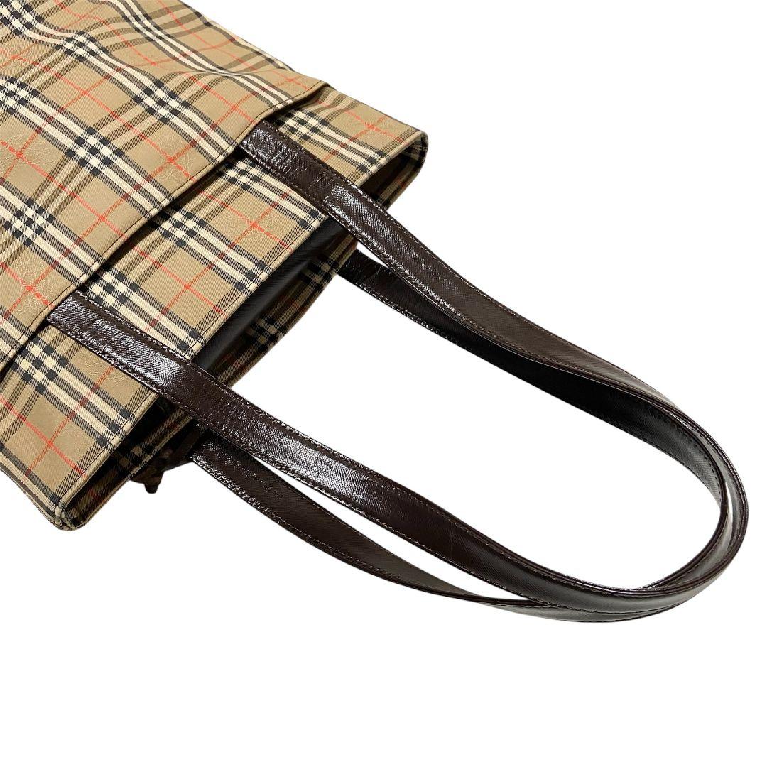 【美品】BURBERRY　ノバチェック　シャドーホース　トートーバッグ　チャーム