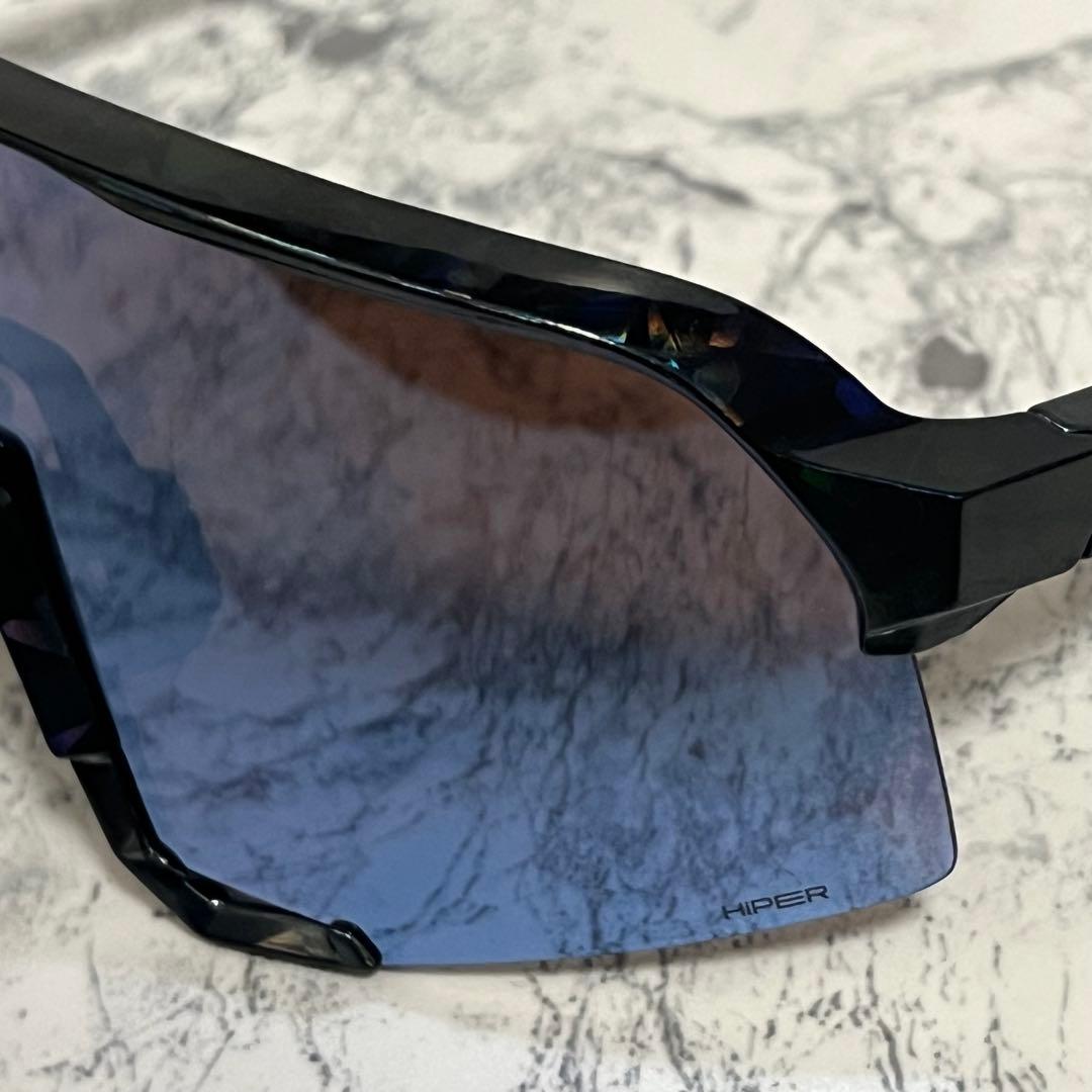 100% ワンハンドレッド サングラス S3 Black Holographic