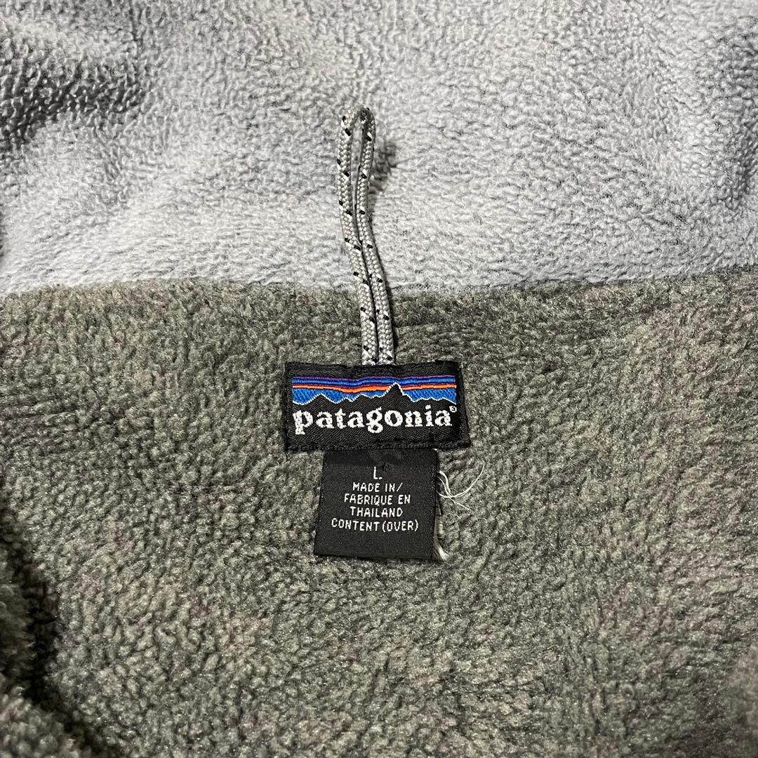 01年 patagonia フュージョンジャケット ブラック　L オーバルロゴ