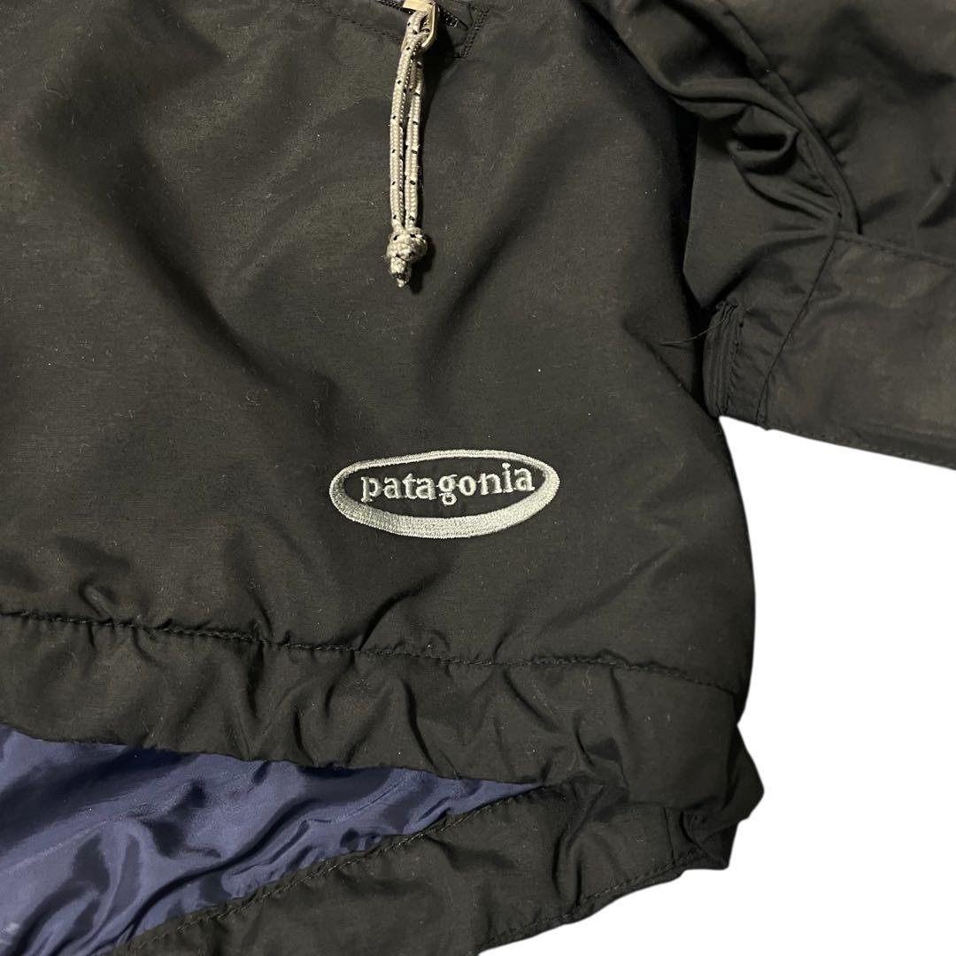 01年 patagonia フュージョンジャケット ブラック　L オーバルロゴ