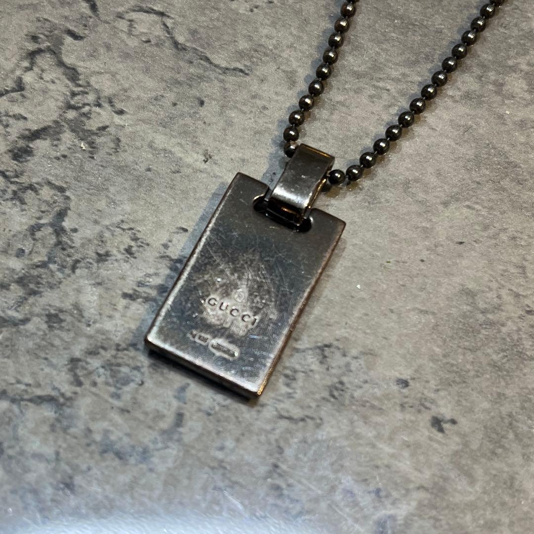 GUCCI プレートネックレス