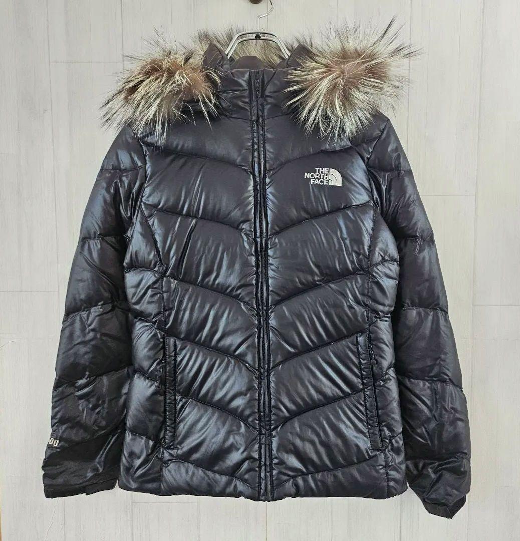 ち*ー様 ノースフェイス☆ダウンジャケット ファー付き ブラック L レディース
