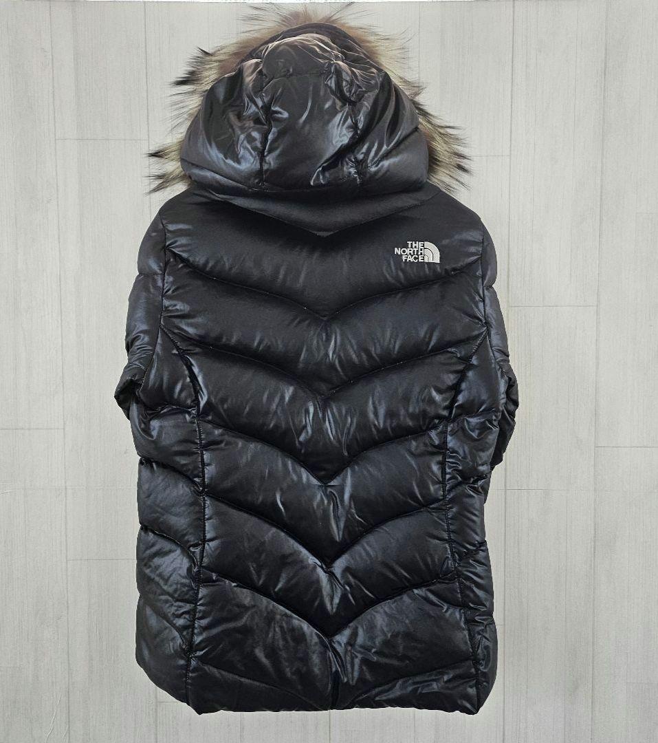 ち*ー様 ノースフェイス☆ダウンジャケット ファー付き ブラック L レディース