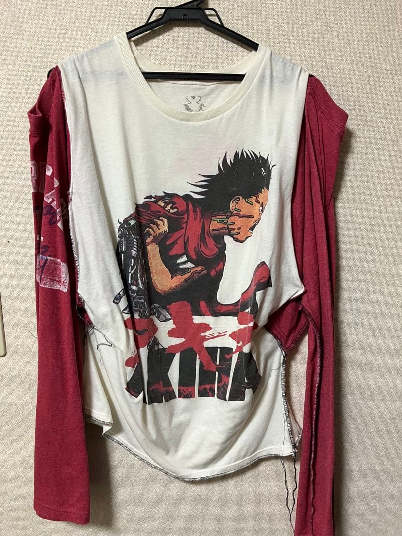 【一点物】原宿Dog リメイク AKIRAプリントロンティー