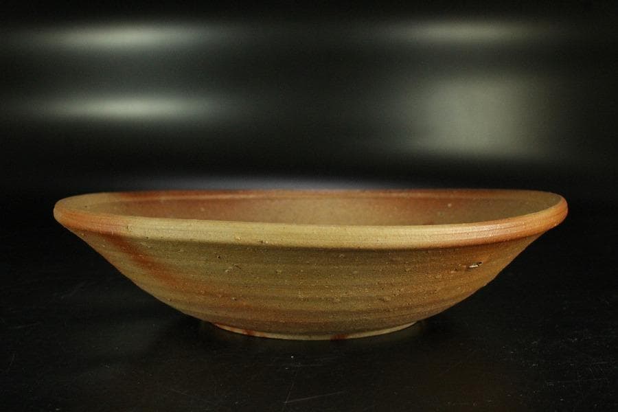 古美術 金重陶陽作 備前 皿 共箱 美品(K-YC568)