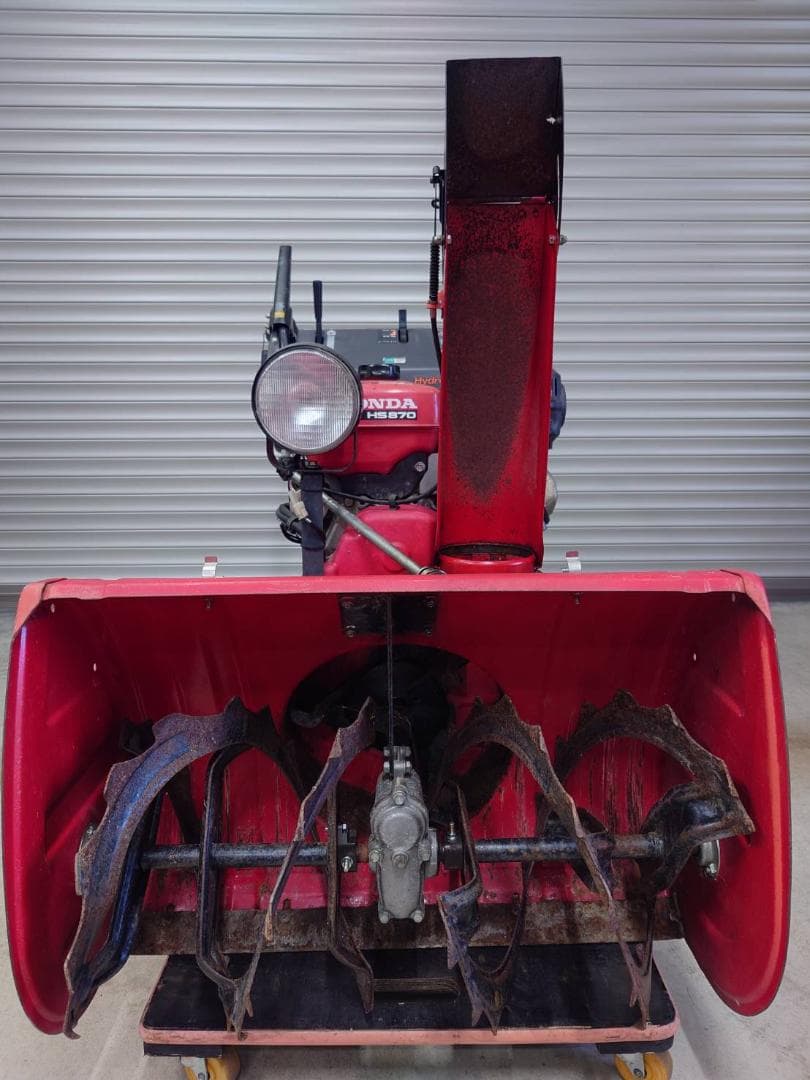 富山発　ホンダ除雪機　HS870　オーガガスダンパー式