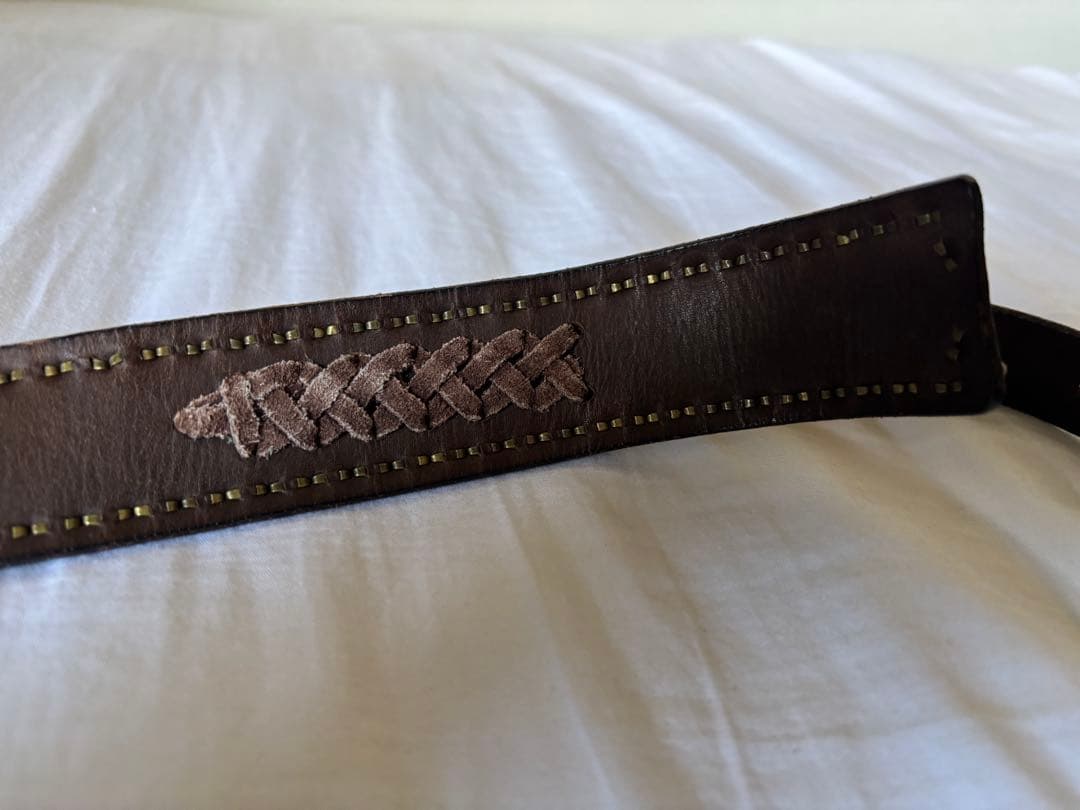 Numbernine 宮下期スタッズスエードレザーベルト ナンバーナイン