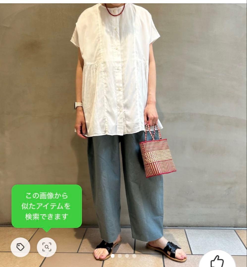 かぐれ レーヨンコットン2wayブラウス