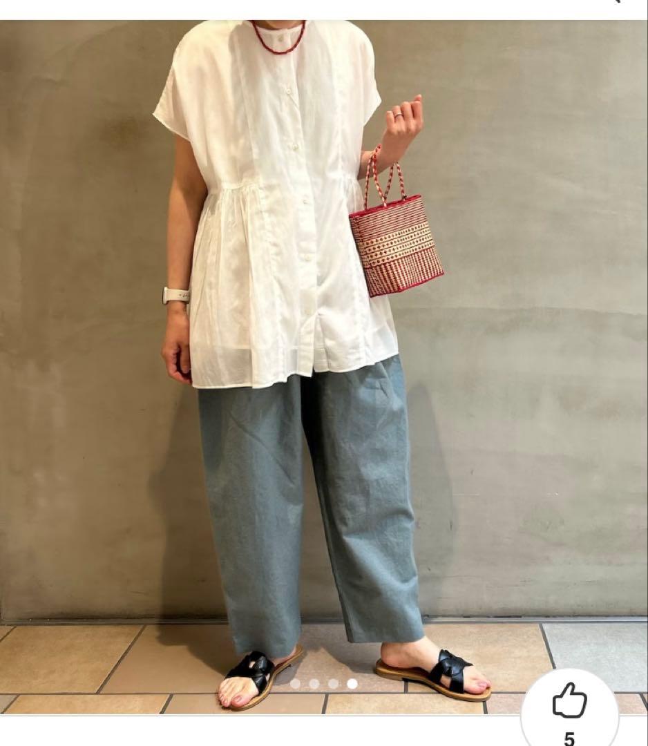 かぐれ レーヨンコットン2wayブラウス