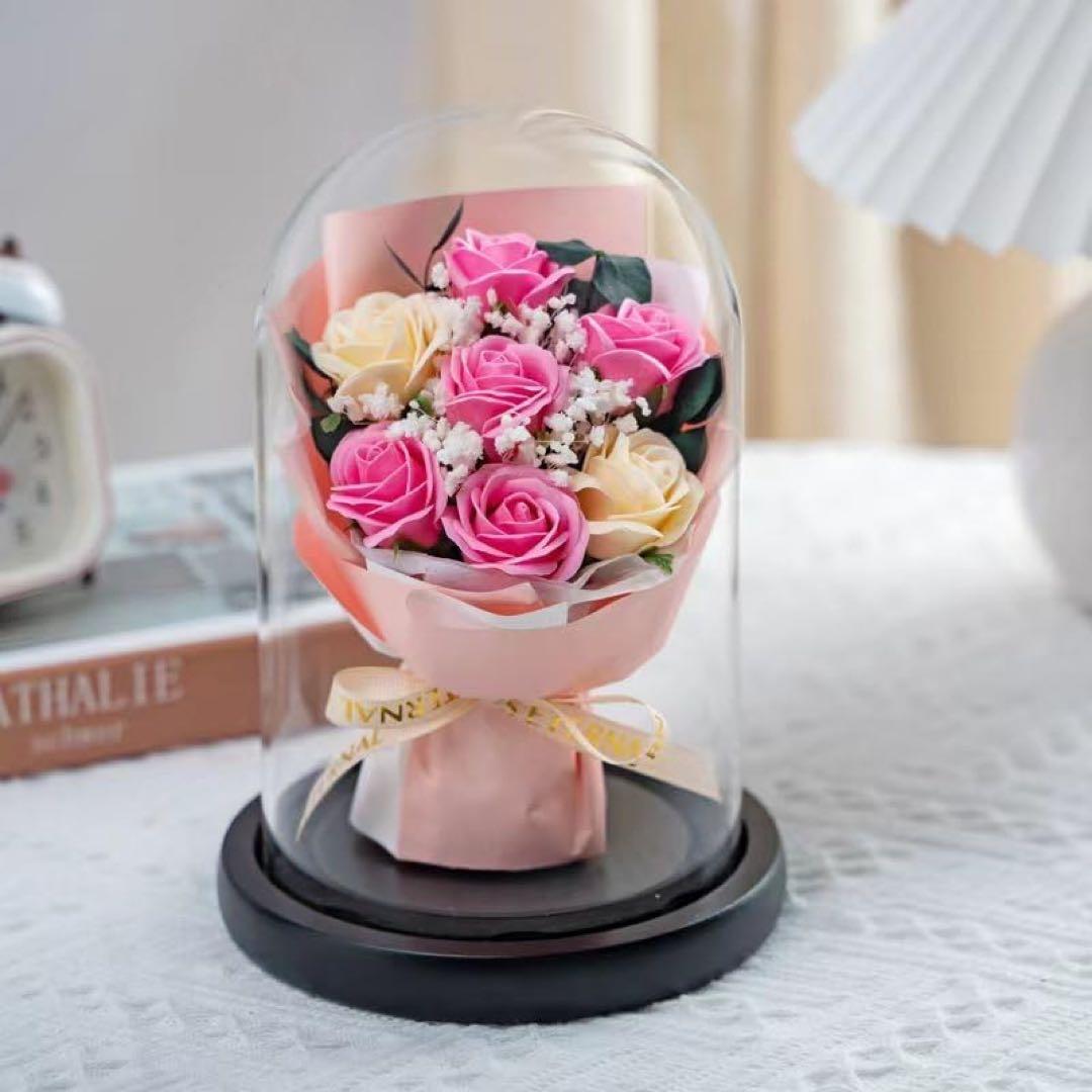 プレゼントに❤️バラのギフトボックス　ソープフラワー