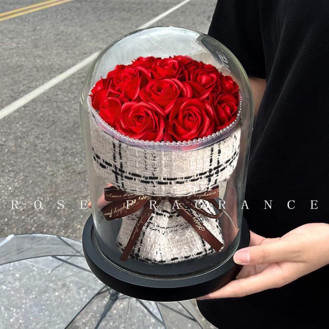 プレゼントに❤️バラのギフトボックス　ソープフラワー