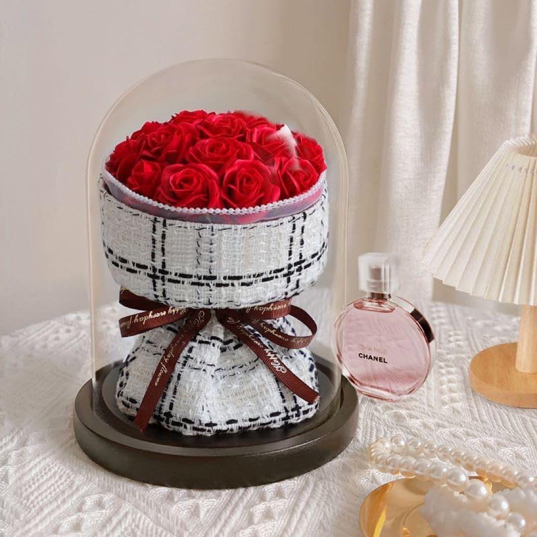 プレゼントに❤️バラのギフトボックス　ソープフラワー