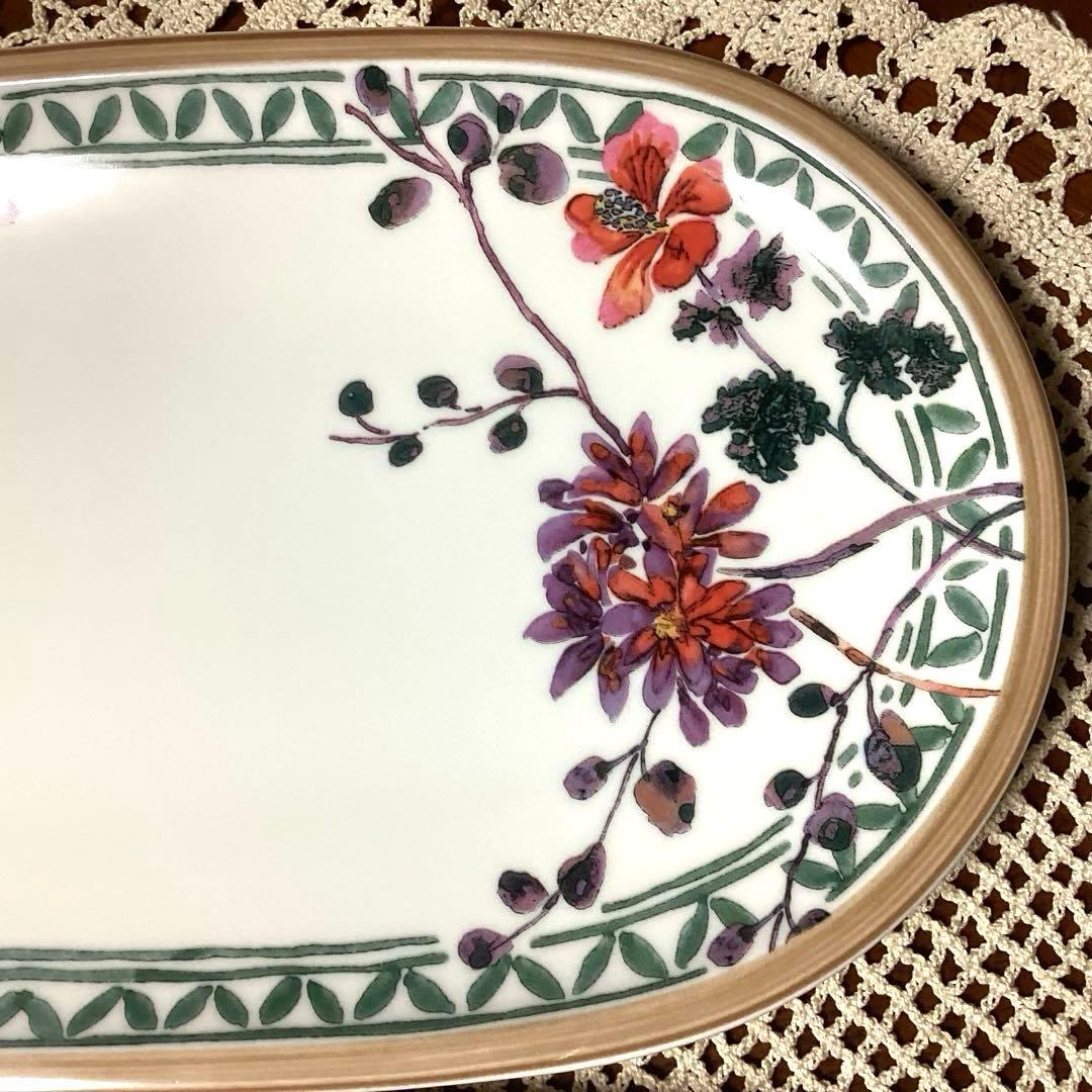 希少 Villeroy & Boch オーバルプレート ペアセット